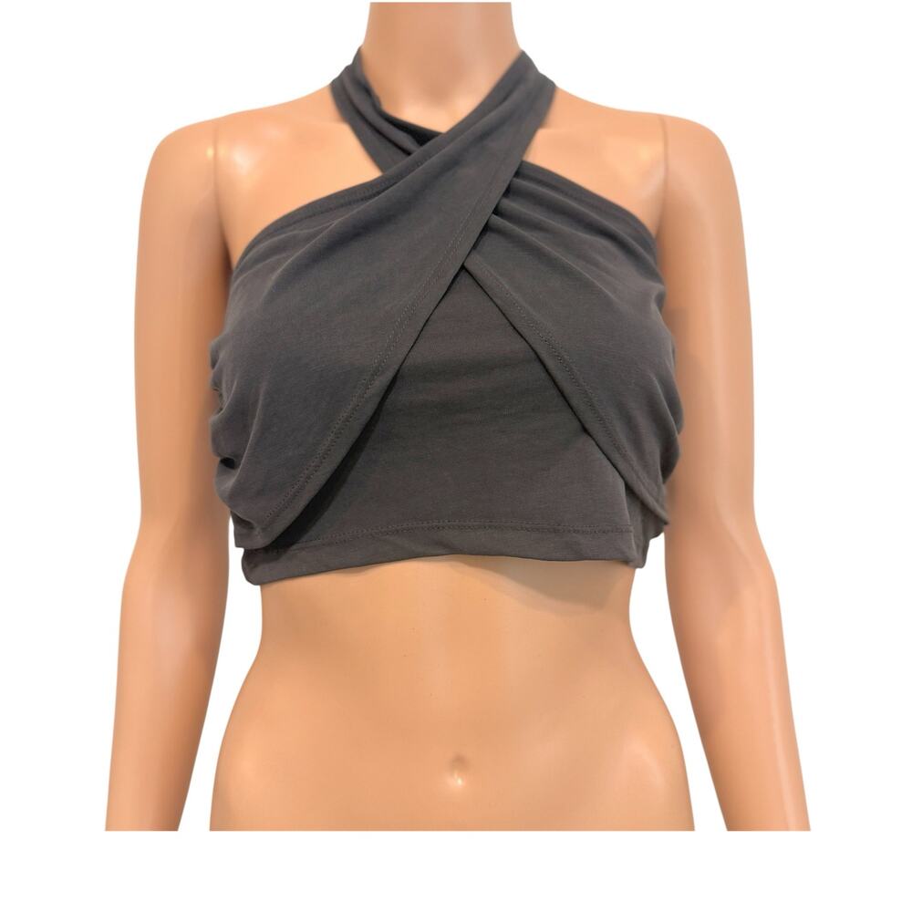new Noisy May medium cropped halter top TS 3120